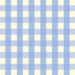 Spring Gingham in Blue Skies