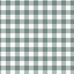 Gingham in Slate Blue