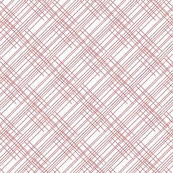 Thatched in Berry on White