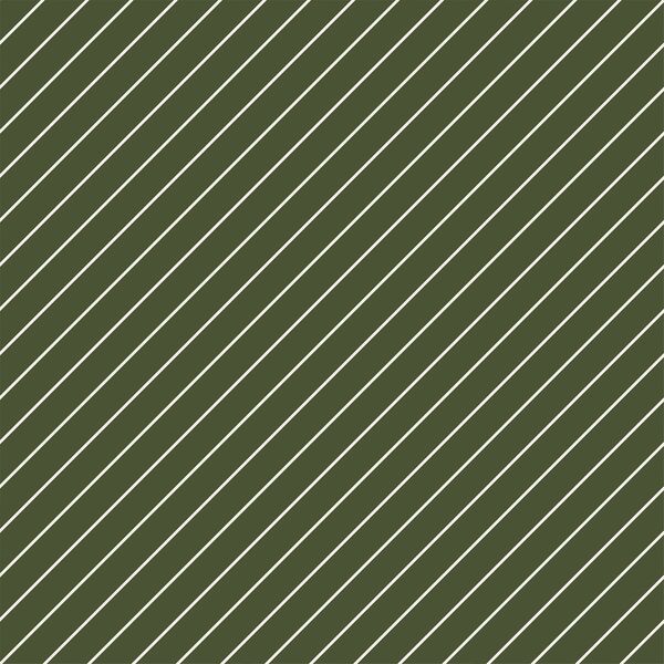 Tinsel Stripe in Mistletoe Green