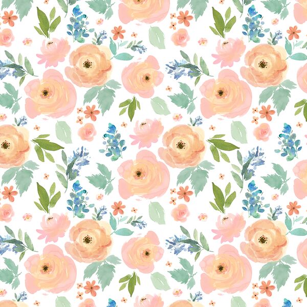 Small Spring Garden in White