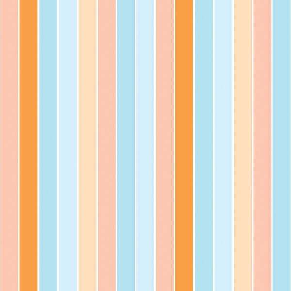 Rainbow Stripe in Sunkissed
