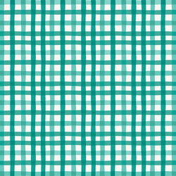 Gingham in Jade
