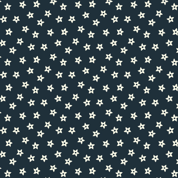 Star Flowers in Blue