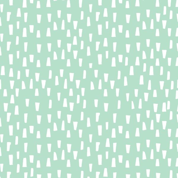 Spines in White on Mint Kiss
