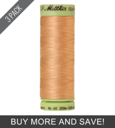 Oat Straw (9240-0260) - Silk Finish Cotton 60wt - 220 Yards (3 Pack)
