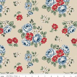 Floral in Beige