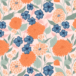Bright Garden in Pearl Pink