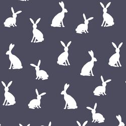 Cottontail Silhouette in Ink