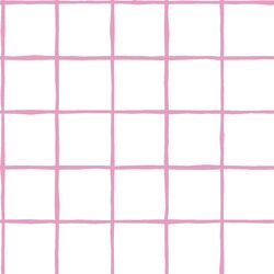 Windowpane in Begonia on White