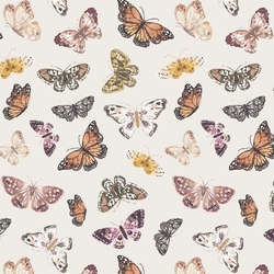 Butterfly Autumn in Off White