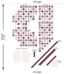 Oven Mitt Potholder Duo Panel in Burgundy