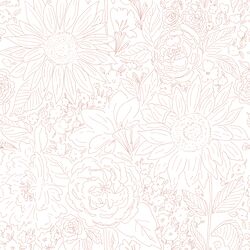 Paperie in Dark Pink Sand on White