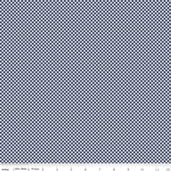 Gingham in Navy