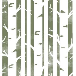 Big Birches in Olive