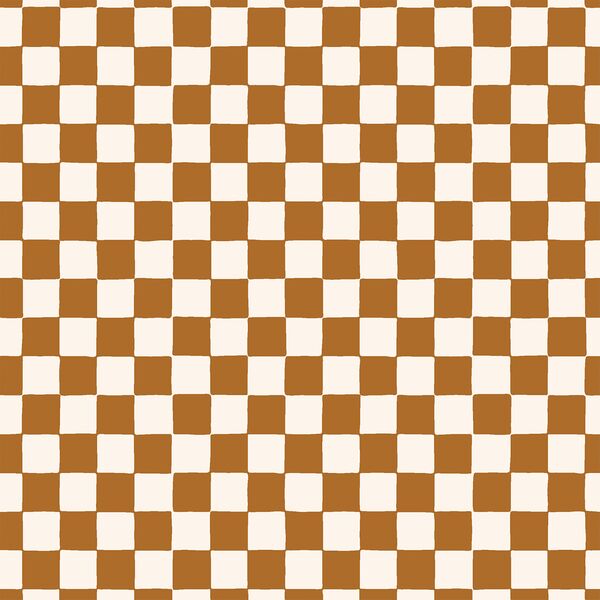 Organic Checkerboard in Copper Brown