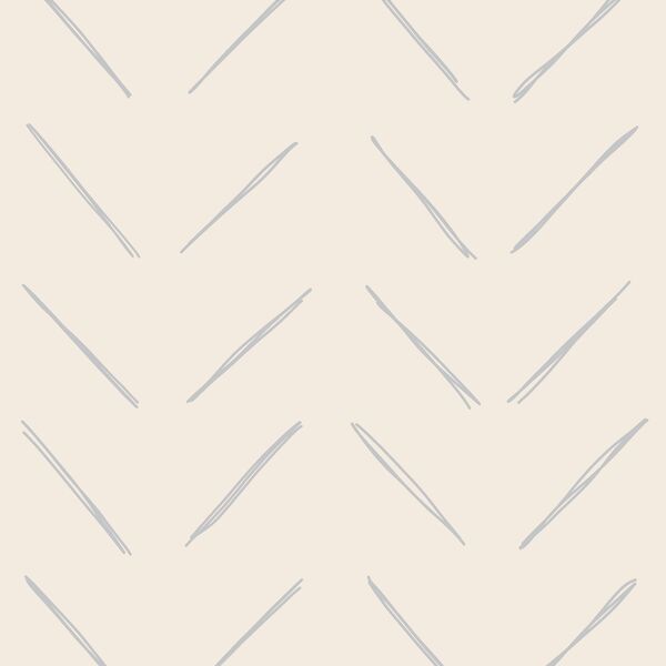 Large Chevron in Lunar Gray on Egret
