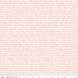 Names in Pink