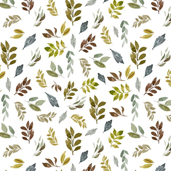 Scattered Leaves in Autumn
