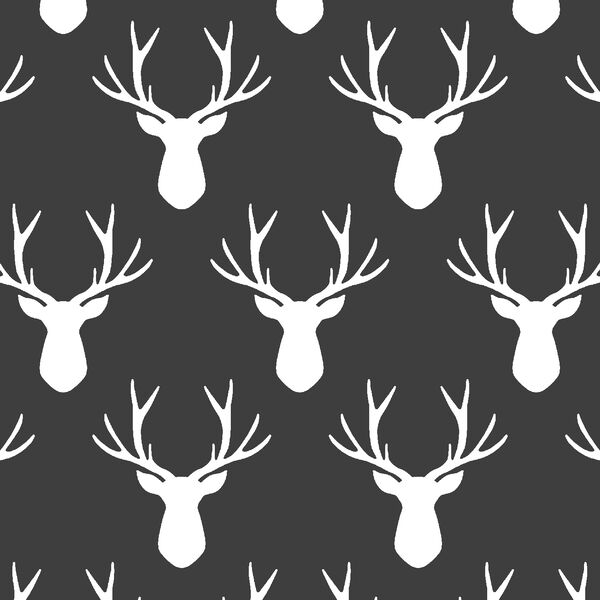 Stag Silhouette in Onyx