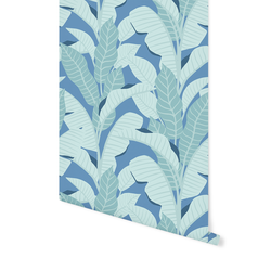 Playful Palms in Blueberry