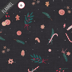 Christmas Potpourri Flannel in Wintertale