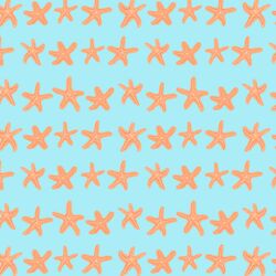 Starfish in Surf Blue
