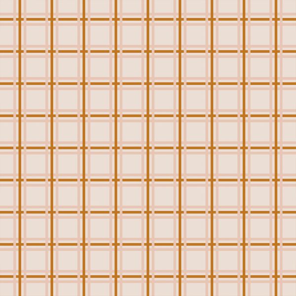 Winter Plaid in Snow Drift