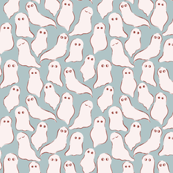 Friendly Ghosts in Blue Mist