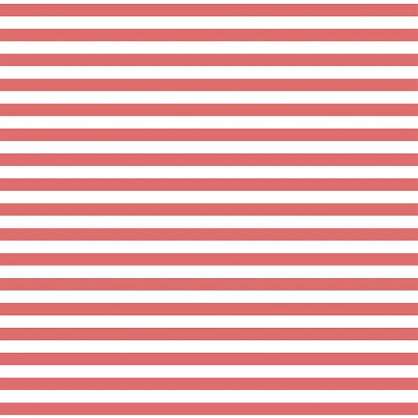 Horizontal Dress Stripe in Poppy