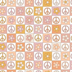 Peace Squares in Flower Power