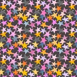 Star Confetti in Night Sky
