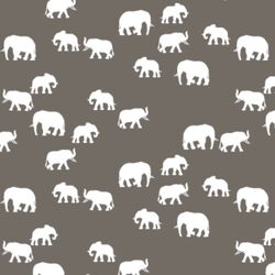 Elephant Silhouette in Stone