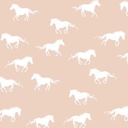 Horse Silhouette in Shell