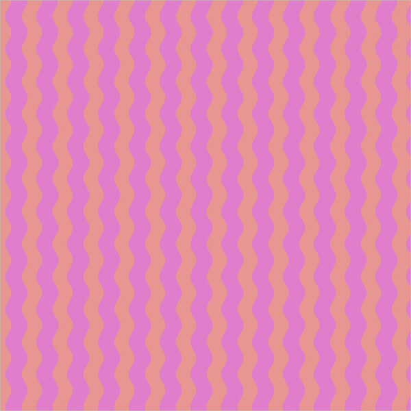 Waves in Peach/Pink