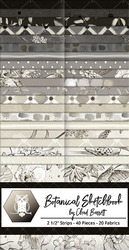 Botanical Sketchbook 2.5" Strip Roll