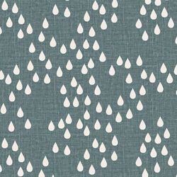 Rain Drops in Ocean