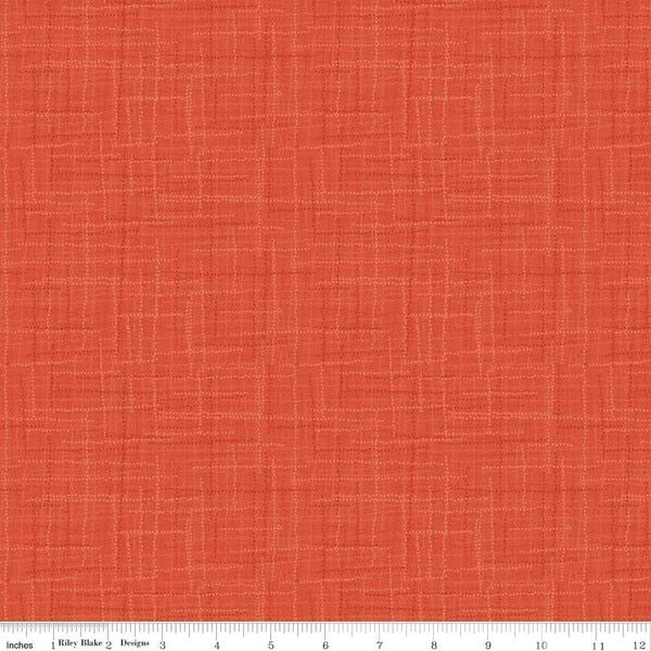 Grasscloth Cottons in Orange