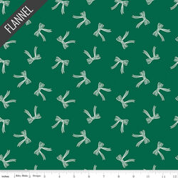Bows Flannel in Green