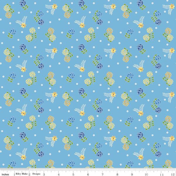 Blossoms in Blue