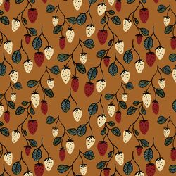 Little Wild Strawberries in Honey Brown