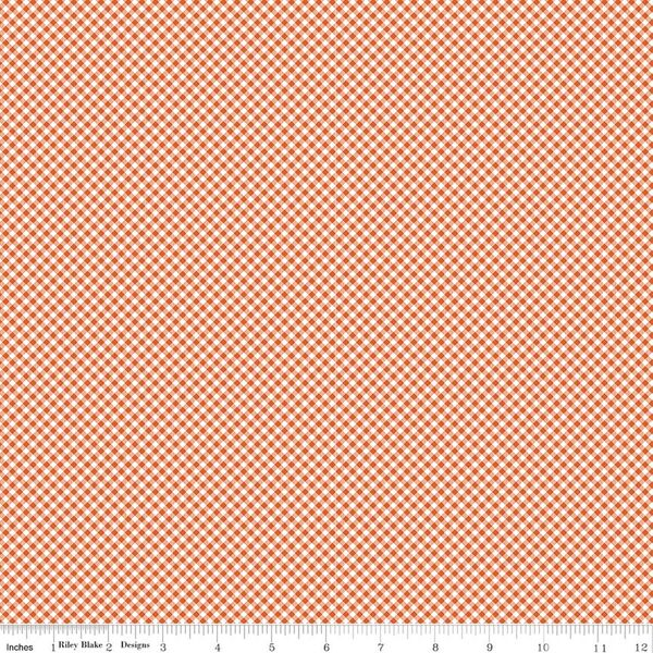 Gingham in Orange