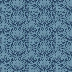 Pond Blooms in Denim