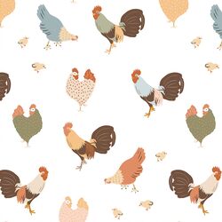 Cluck Cluck in White