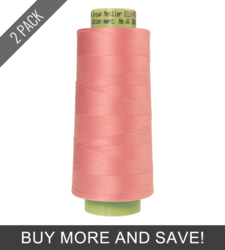 Petal Pink (9160-1056) - Silk Finish Cotton 60wt - 3000 Yards (2 Pack)