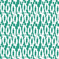 Summer Ikat in Parrot Green