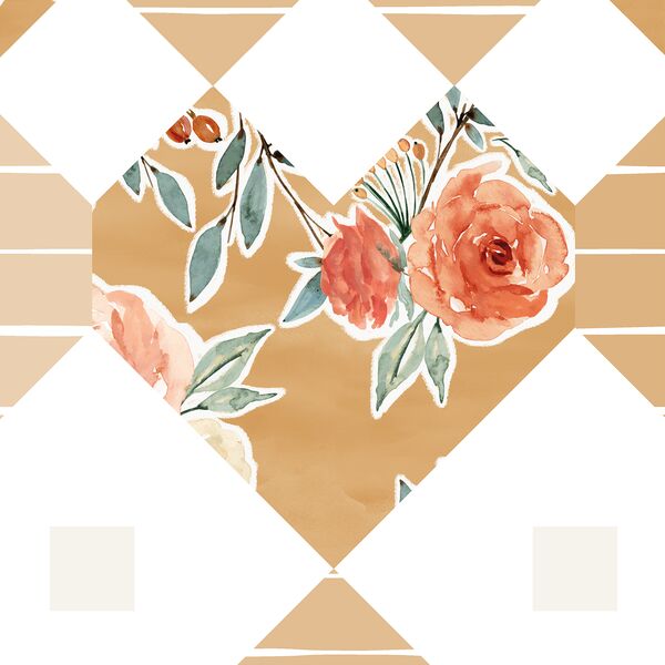 Large Patchwork in Golden Mustard