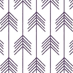 Vanes in Aubergine on White