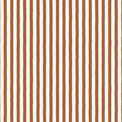 Large Striped Streamers in Cocoa Brown