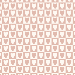 Valentine Checkerboard in Blush